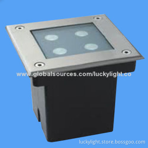 China Wholesale 4W LED Underground Light with 12V DC, 24V AC Input Voltage
